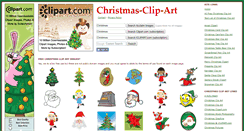 Desktop Screenshot of christmas-clipart.com